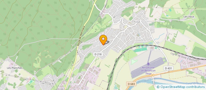 localisation de l'entreprise MADAME SYLVIE JEANNOT  THISE