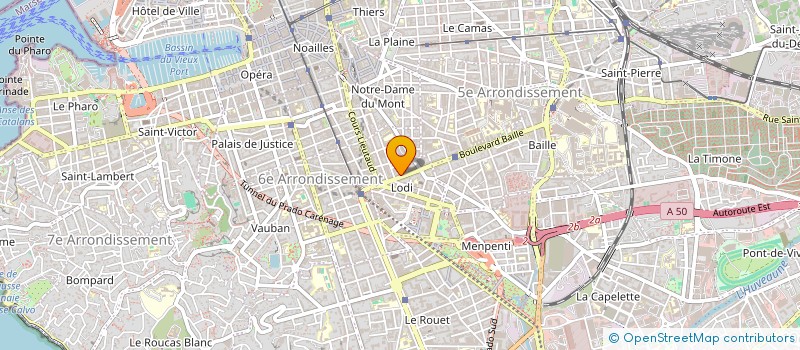 localisation de l'entreprise MADAME SYLVIE JOBANIAN  MARSEILLE