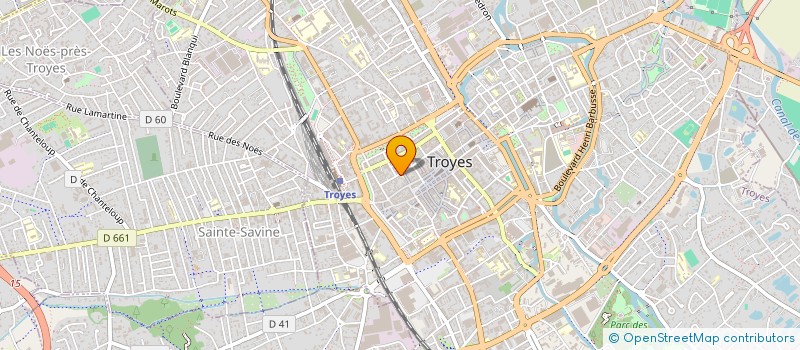 localisation de l'entreprise MADAME SYLVIE JOLY à TROYES