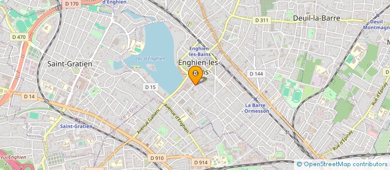 localisation de l'entreprise MADAME SYLVIE JOSSE à ENGHIEN-LES-BAINS
