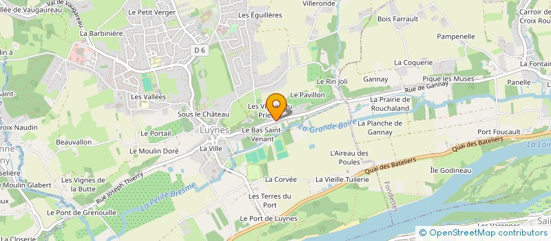 localisation de l'entreprise MADAME SYLVIE JOUEN  TOURS