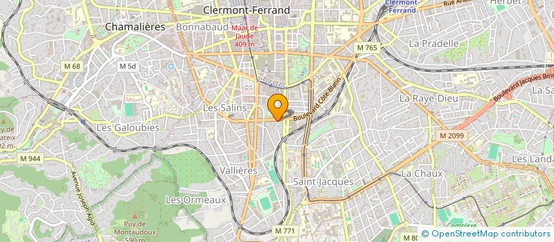 localisation de l'entreprise MADAME SYLVIE JOUHATE  CLERMONT-FERRAND