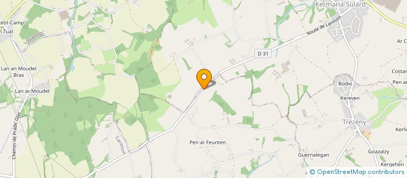 localisation de l'entreprise MADAME SYLVIE JOUHAUD  ROSPEZ