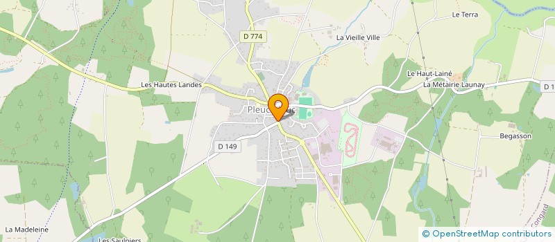 localisation de l'entreprise MADAME SYLVIE JOUNIER  PLEUCADEUC