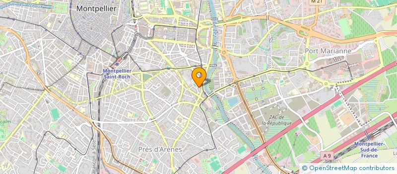 localisation de l'entreprise MADAME SYLVIE JOUSSE à MONTPELLIER