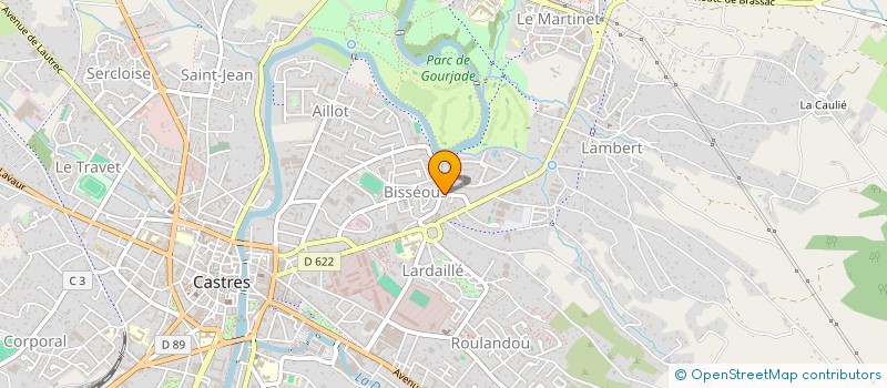 localisation de l'entreprise MADAME SYLVIE JUAN  CASTRES