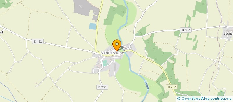 localisation de l'entreprise MADAME SYLVIE JUANICO à SAINT-FRAIGNE