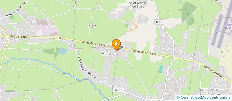 localisation de l'entreprise MADAME SYLVIE JULIARD  RENAISON