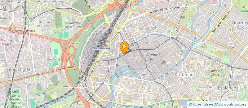 localisation de l'entreprise MADAME SYLVIE JUNG à STRASBOURG