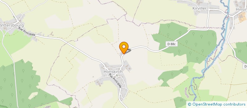 localisation de l'entreprise MADAME SYLVIE JUNGMANN  HONSKIRCH