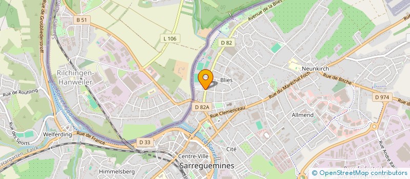 localisation de l'entreprise MADAME SYLVIE KAESZ à SARREGUEMINES