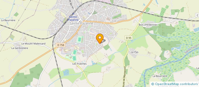 localisation de l'entreprise MADAME SYLVIE KERMARREC à SAINTE-PAZANNE