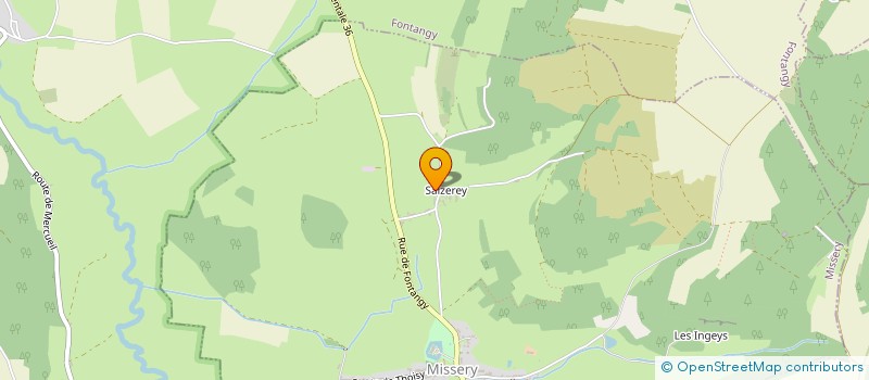 localisation de l'entreprise MADAME SYLVIE KGOZIEN  CHAMPEAU EN MORVAN