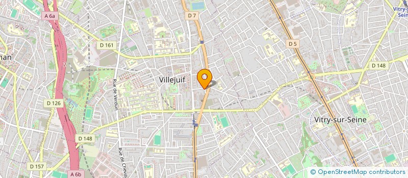 localisation de l'entreprise MADAME SYLVIE KHAN à VILLEJUIF