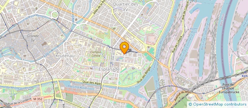 localisation de l'entreprise MADAME SYLVIE KLEINBERG à STRASBOURG