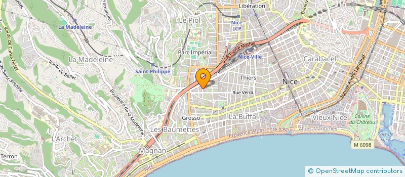 localisation de l'entreprise MADAME SYLVIE KOGLER à NICE
