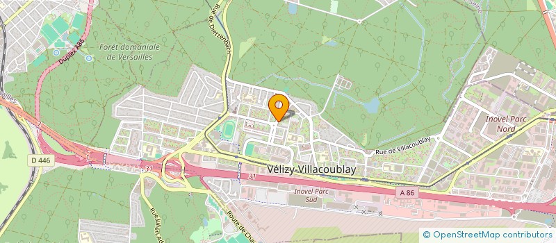 localisation de l'entreprise MADAME SYLVIE KOKHNO  VELIZY-VILLACOUBLAY