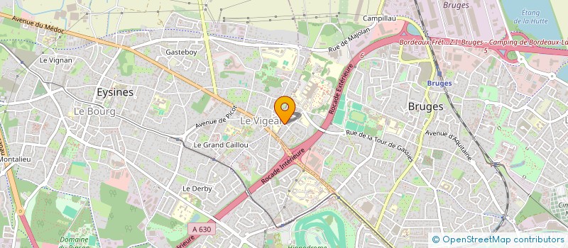 localisation de l'entreprise MADAME SYLVIE KOLLER  BRUGES