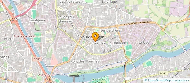 localisation de l'entreprise MADAME SYLVIE KOSTIKIAN  VAULX-EN-VELIN