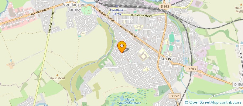 localisation de l'entreprise MADAME SYLVIE KRIER  DONCOURT-LES-CONFLANS