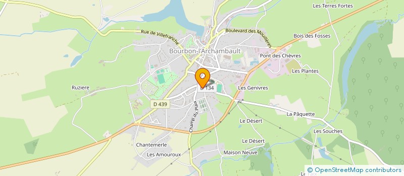 localisation de l'entreprise MADAME SYLVIE KRUK à BOURBON-L'ARCHAMBAULT