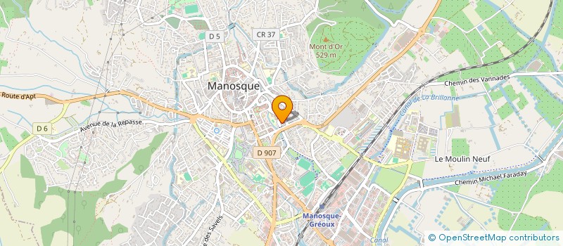 localisation de l'entreprise MADAME SYLVIE LA ROCCA à MANOSQUE