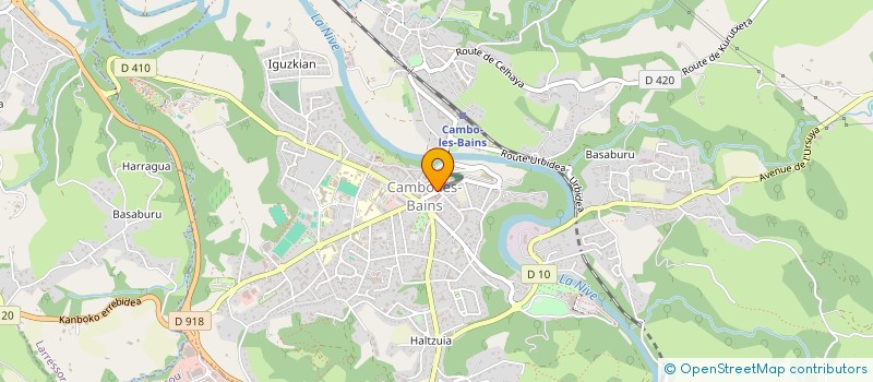 localisation de l'entreprise MADAME SYLVIE LABONNE  CAMBO-LES-BAINS