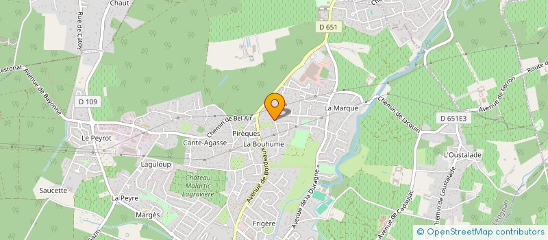 localisation de l'entreprise MADAME SYLVIE LABOURDETTE  LEOGNAN