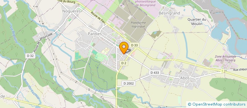 localisation de l'entreprise MADAME SYLVIE LABOUYRIE  PARDIES