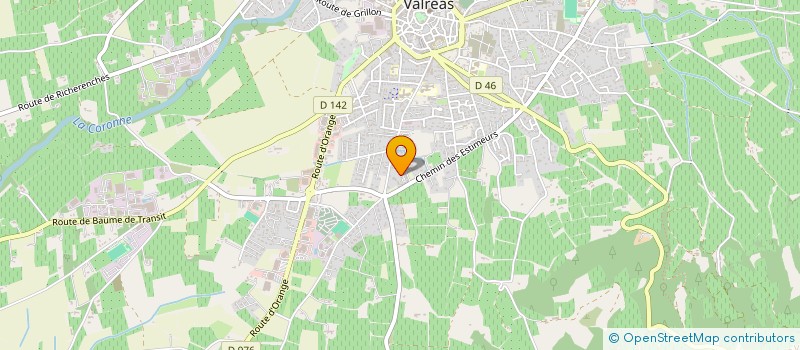 localisation de l'entreprise MADAME SYLVIE LABRE à VALREAS