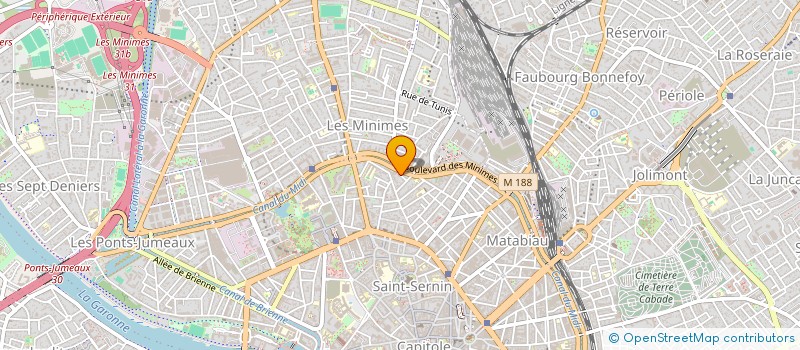 localisation de l'entreprise MADAME SYLVIE LACAVE à TOULOUSE