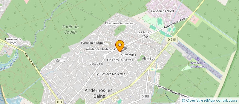localisation de l'entreprise MADAME SYLVIE LACAZE à ANDERNOS-LES-BAINS