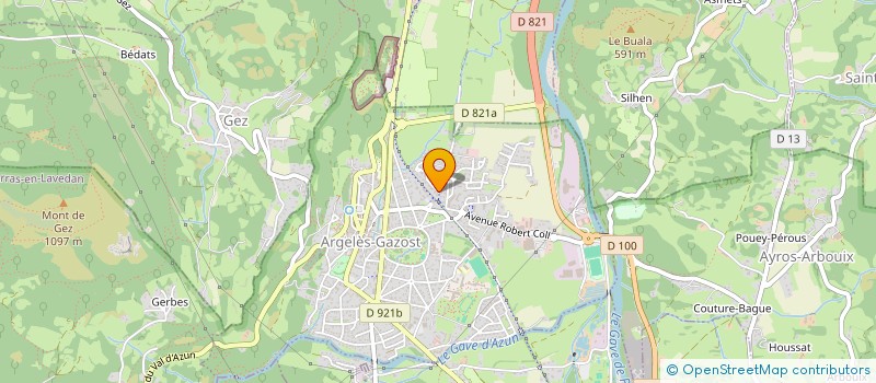 localisation de l'entreprise MADAME SYLVIE LACAZE  ARGELES-GAZOST