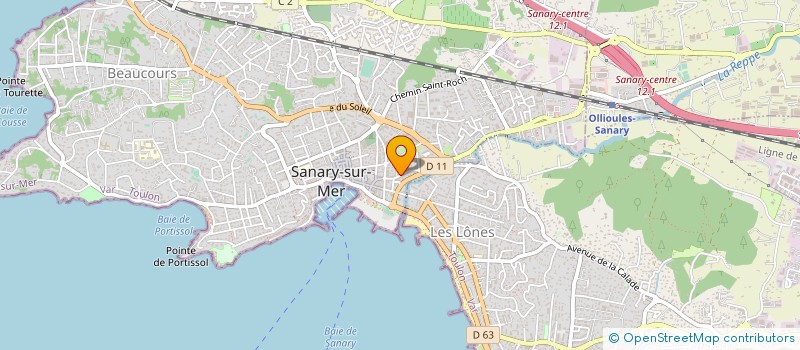 localisation de l'entreprise MADAME SYLVIE LACHAL  SIX-FOURS-LES-PLAGES