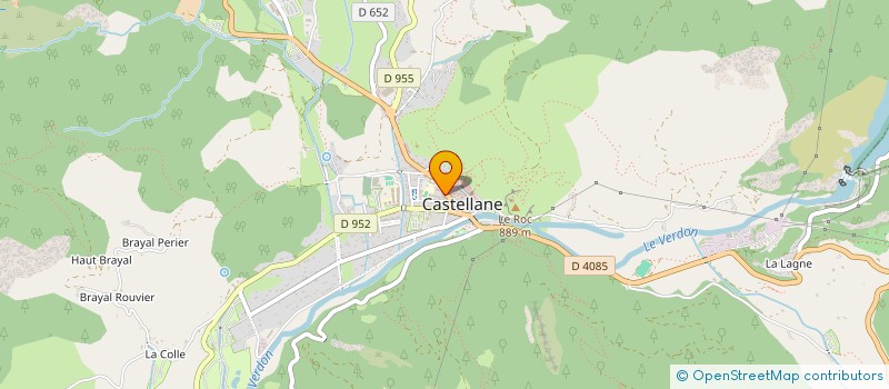 localisation de l'entreprise MADAME SYLVIE LAFON à CASTELLANE