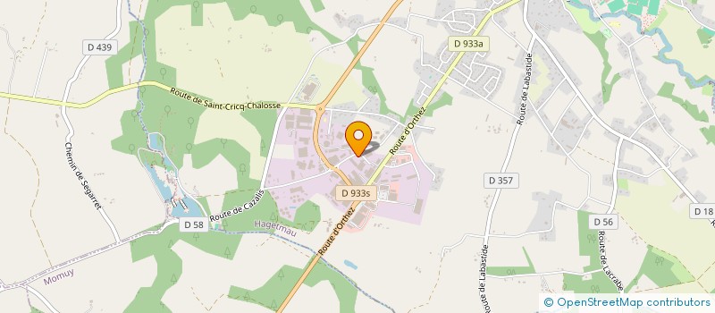 localisation de l'entreprise MADAME SYLVIE LAFOURCADE  HAGETMAU