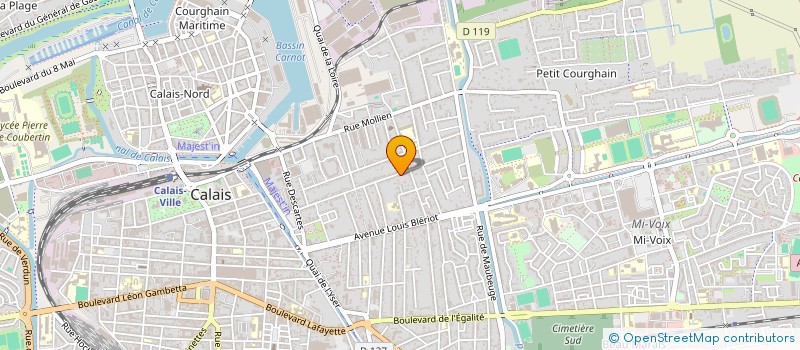 localisation de l'entreprise MADAME SYLVIE LAGACHE  CALAIS