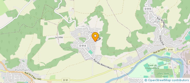 localisation de l'entreprise MADAME SYLVIE LAGAUDE  PASLY