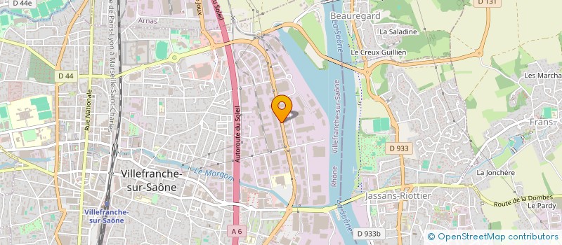 localisation de l'entreprise MADAME SYLVIE LAGET  VILLEFRANCHE-SUR-SAONE