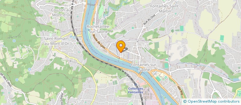 localisation de l'entreprise MADAME SYLVIE LAGNEZ  FONTAINES-SUR-SAONE