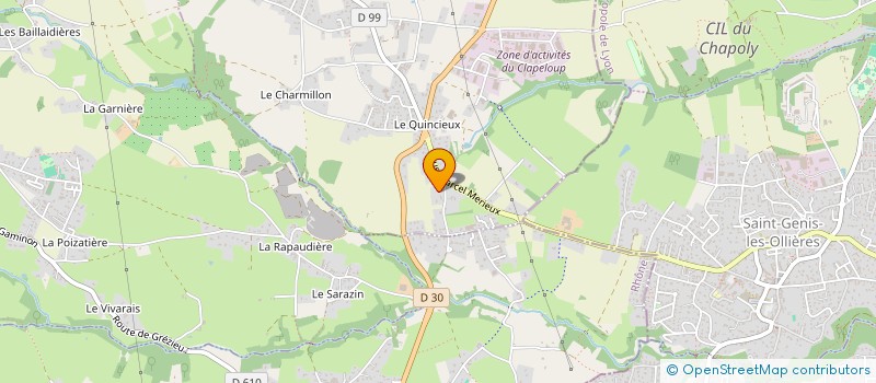 localisation de l'entreprise MADAME SYLVIE LAGRANGE  SAINTE-CONSORCE