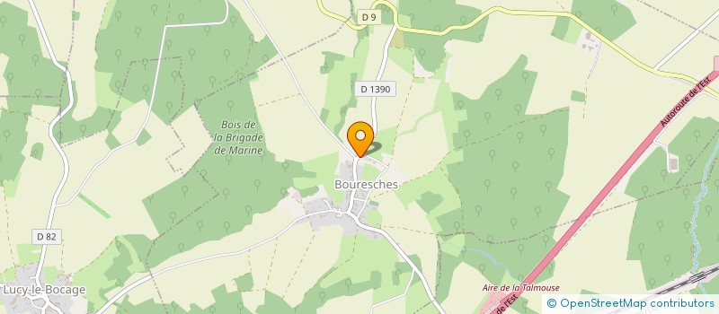 localisation de l'entreprise MADAME SYLVIE LAGRAVE  BOURESCHES