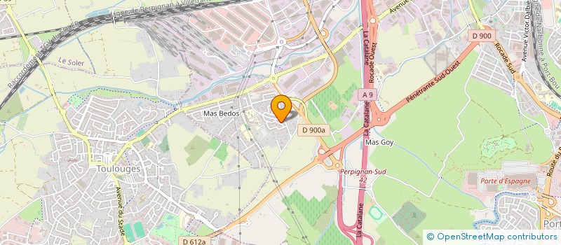 localisation de l'entreprise MADAME SYLVIE LALA  PERPIGNAN