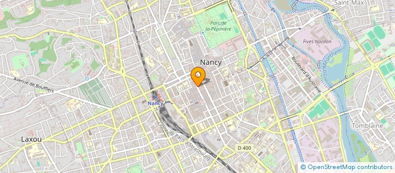 localisation de l'entreprise MADAME SYLVIE LALANDE  NANCY