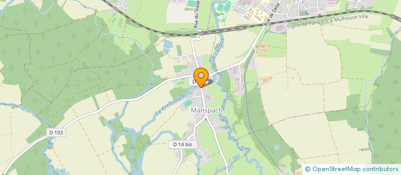 localisation de l'entreprise MADAME SYLVIE LALEVEE  MONTREUX-VIEUX