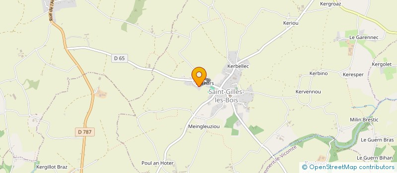 localisation de l'entreprise MADAME SYLVIE LAMARCHE  SAINT-GILLES-LES-BOIS