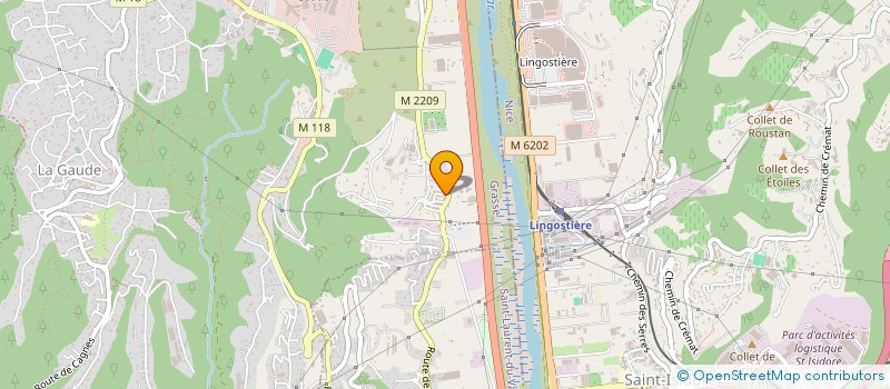 localisation de l'entreprise MADAME SYLVIE LAMBERT  LA GAUDE