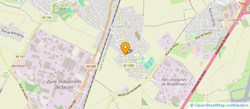 localisation de l'entreprise MADAME SYLVIE LAMERANT  TEMPLEMARS