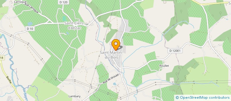 localisation de l'entreprise MADAME SYLVIE LAMIRAUD  SAINT-MARTIN-DU-BOIS