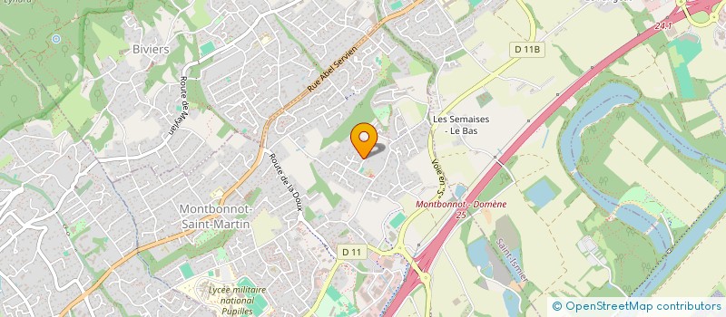 localisation de l'entreprise MADAME SYLVIE LANDMANN  MONTBONNOT-SAINT-MARTIN